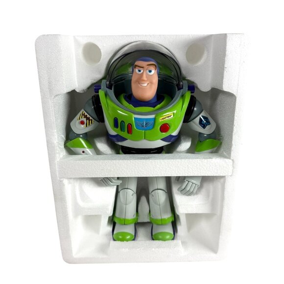 Disney Buzz Lightyear 12" Ultimate Talking Action Figure Think Way 62809 Tested - Picture 2 of 12